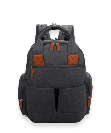 Multi-Pocket Backpack in Deep Blue