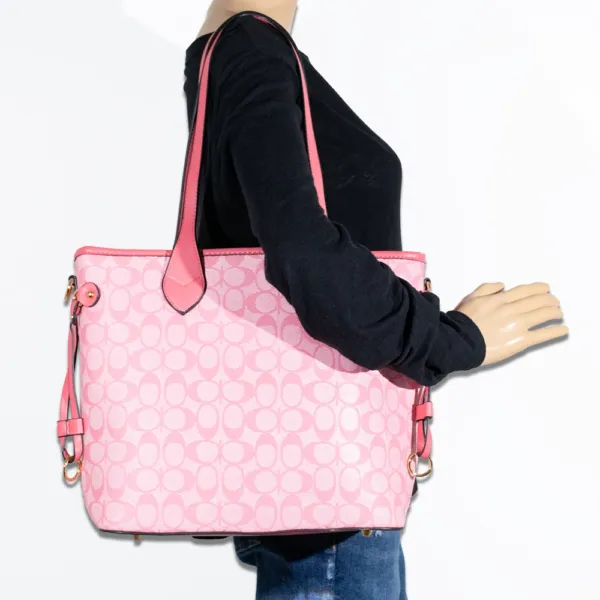 3pc Half Moon Tote with Wallet & Crossbody