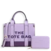 2pc The Medium Leather Tote with Wallet *2 Tone*
