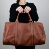 Thin Leather Duffle
