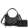 2pc Half Moon Bag-Crossbody with Wallet