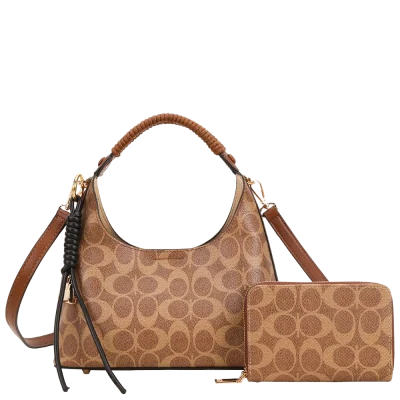 2pc Half Moon Bag-Crossbody with Wallet
