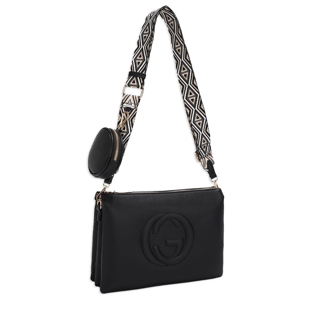 2pc Guitar Strap Crossbody with Coin Holder