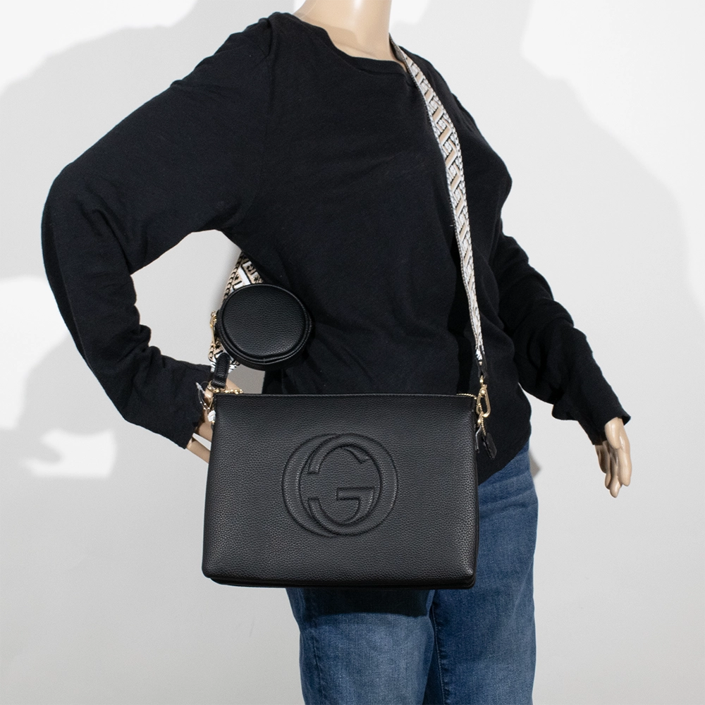 2pc Soho Guitar Strap Crossbody with Coin Holder