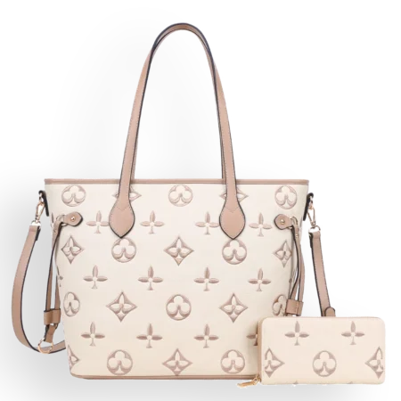 2pc Spade Tote with Wallet