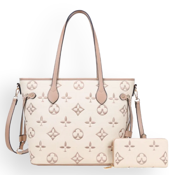 2pc Spade Tote with Wallet