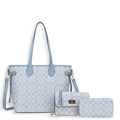 3pc CC Tote with Wallet & Crossbody