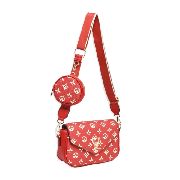 2pc Spade Crossbody with Coin Holder
