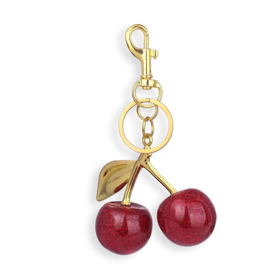 Cherry Handbag Charm - 3 Pack