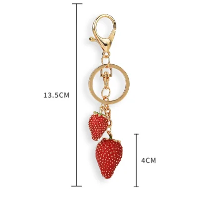 Strawberry Handbag Charm - 3 Pack