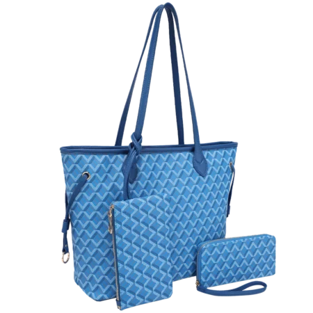 3pc Goyard Tote with Wallet & Pouch