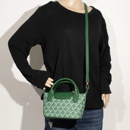 V Pattern Crossbody