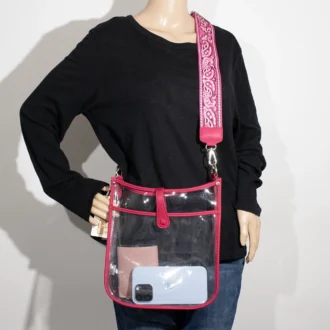 Clear Crossbody with Guitar Strap