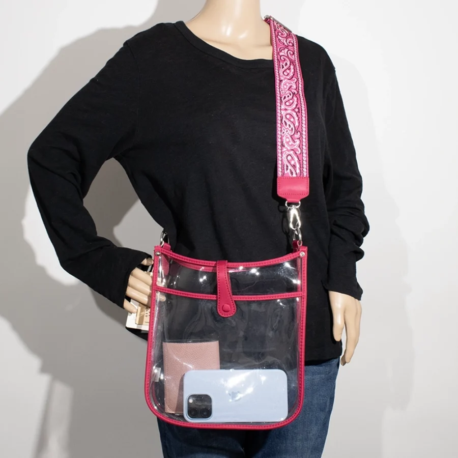 Clear Crossbody with Guitar Strap