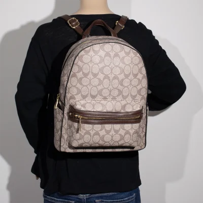 2pc Double Half Moon Backpack with Wallet