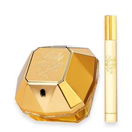 Lady Million by Paco Rabanne 2.7 oz. Travel Set