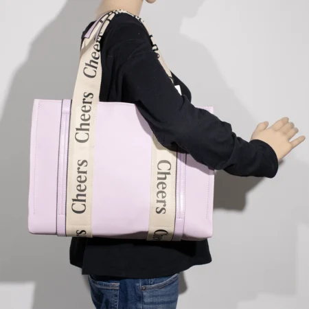 2pc Cheers Stripe Tote with Wallet