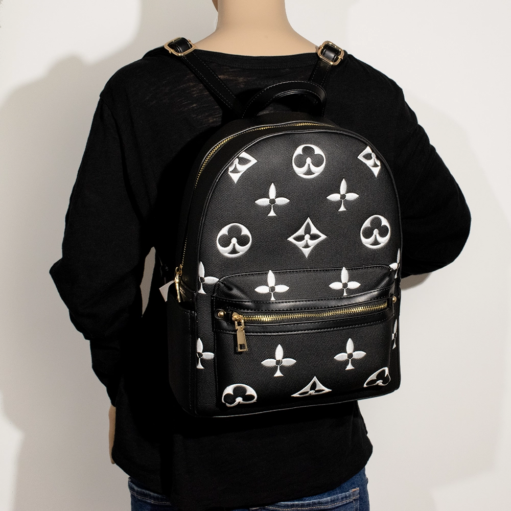 2pc Spade Backpack with Wallet