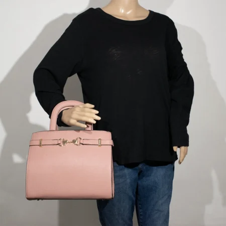 3pc Double Heart Satchel with Wallet & Small Satchel