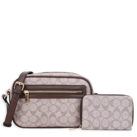 2pc Half Moon Crossbody with Wallet