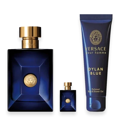 Versace Pour Homme Dylan Blue 3.4 oz. Gift Set
