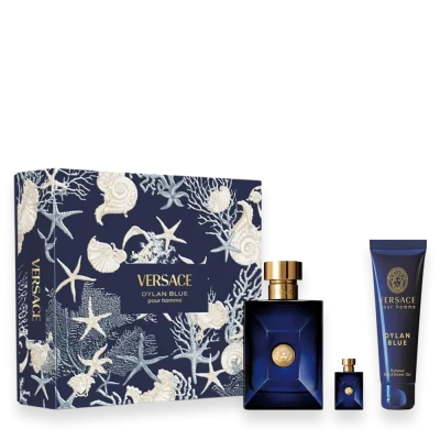 Versace Pour Homme Dylan Blue 3.4 oz. Gift Set