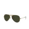 Aviator Classic Gold with Green Classic G-15 polarized