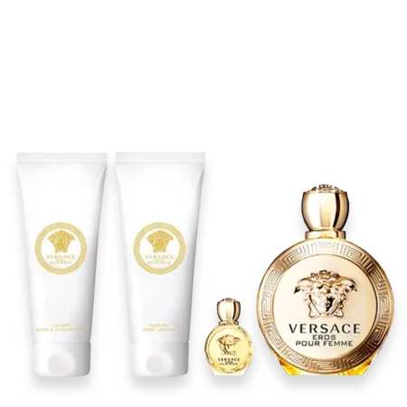 Eros Pour Femme by Versace 3.4 oz. Gift Set
