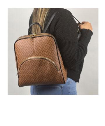 2pc Pattern Backpack With Wallet