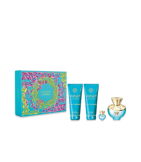Versace Dylan Turquoise Pour Femme 3.4 oz. Gift Set