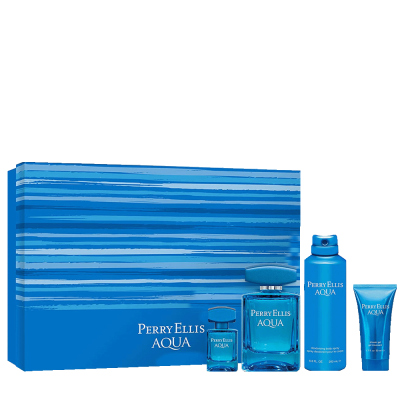 Perry Ellis Aqua 3.4 oz Gift Set