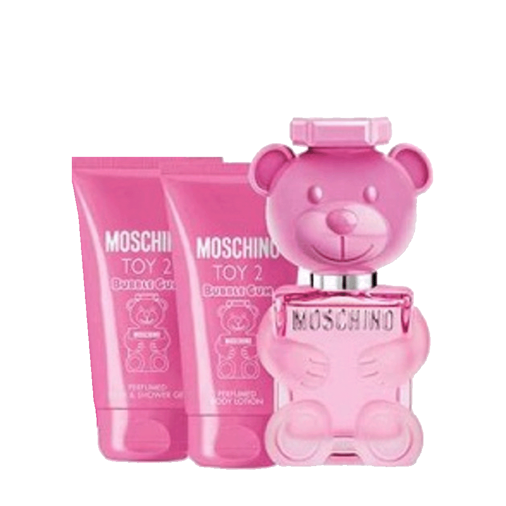 Toy 2 Bubble Gum by Moschino 1.7 oz. Gift Set Direct Fragrances