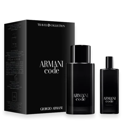 Armani Code by Giorgio Armani 4.2 oz. Travel Set