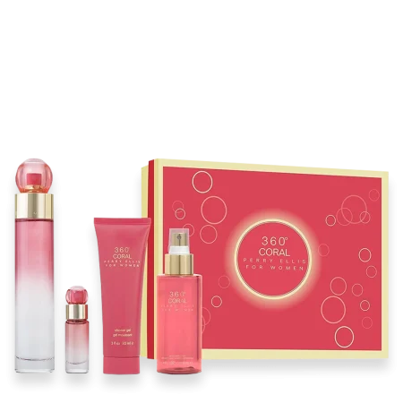360° Coral Perry Ellis 3.4 oz. Gift Set
