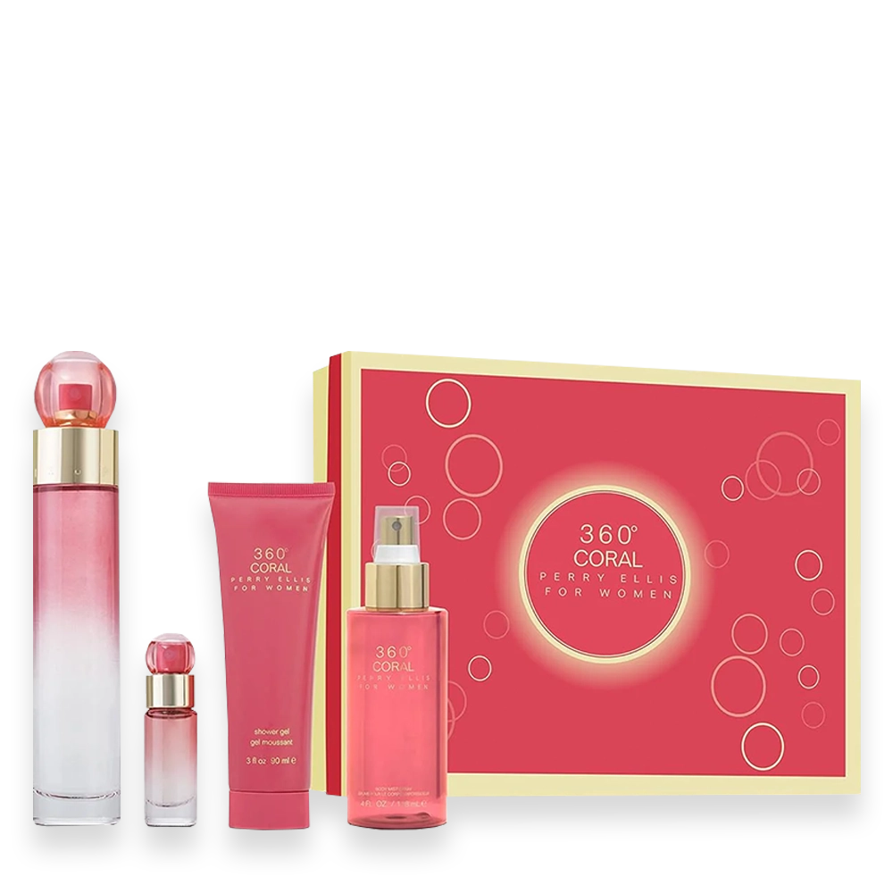 360° Coral Perry Ellis 3.4 oz. Gift Set