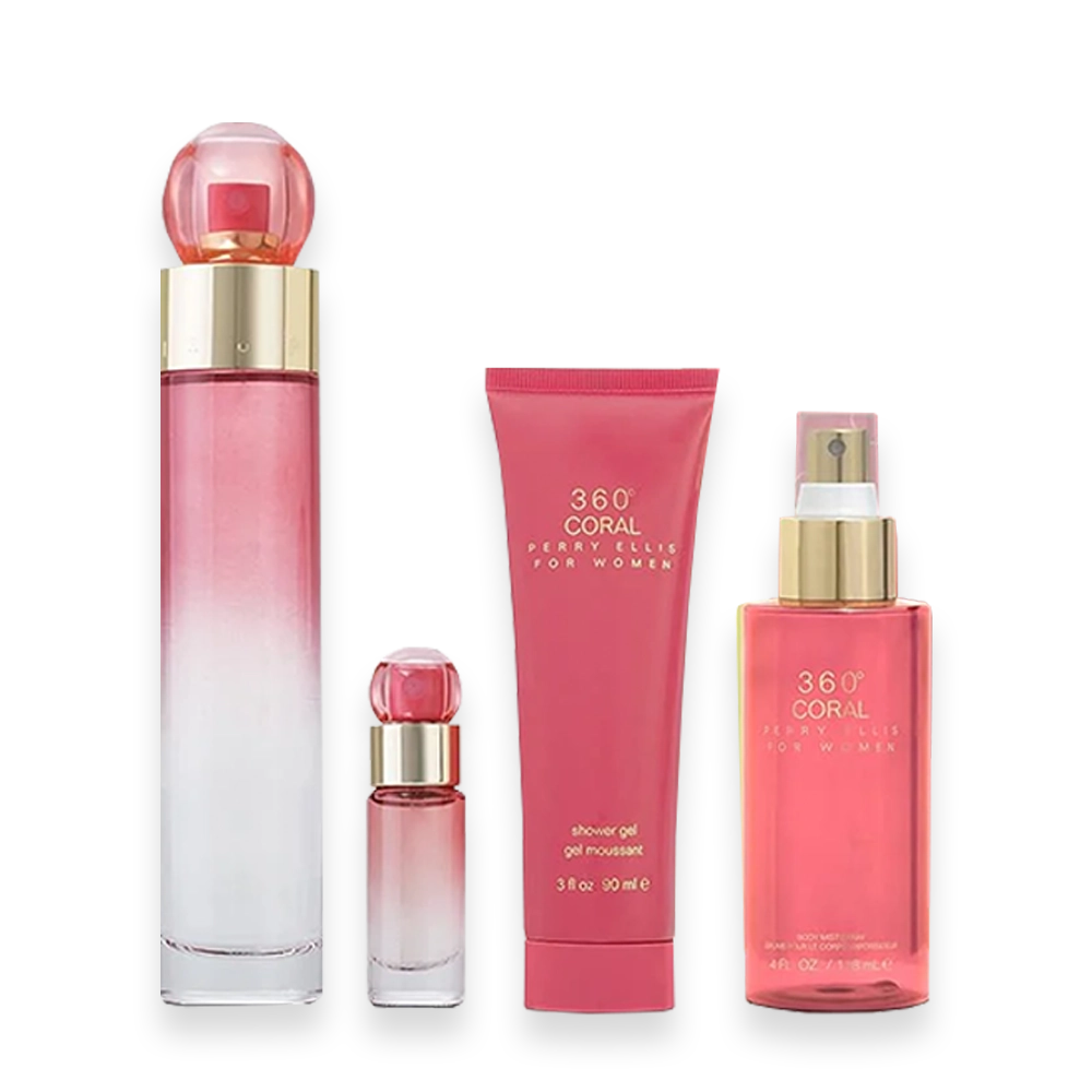 360° Coral Perry Ellis 3.4 oz. Gift Set