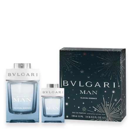 Bvlgari Man Glacial Essence 3.4 oz. Travel Set