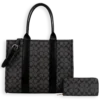 2pc Double CC Tote with Wallet