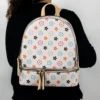 2pc Floral & Star Backpack with Wallet