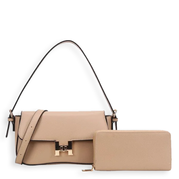 2pc H Crossbody with Wallet