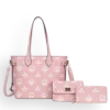 3pc Louis Tote Bag with Crossbody and Wallet
