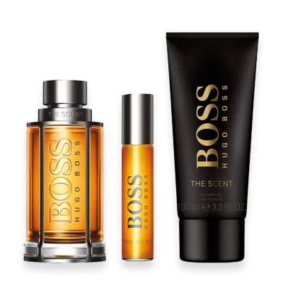 Boss The Scent by Hugo Boss 3.3 oz. Gift Set