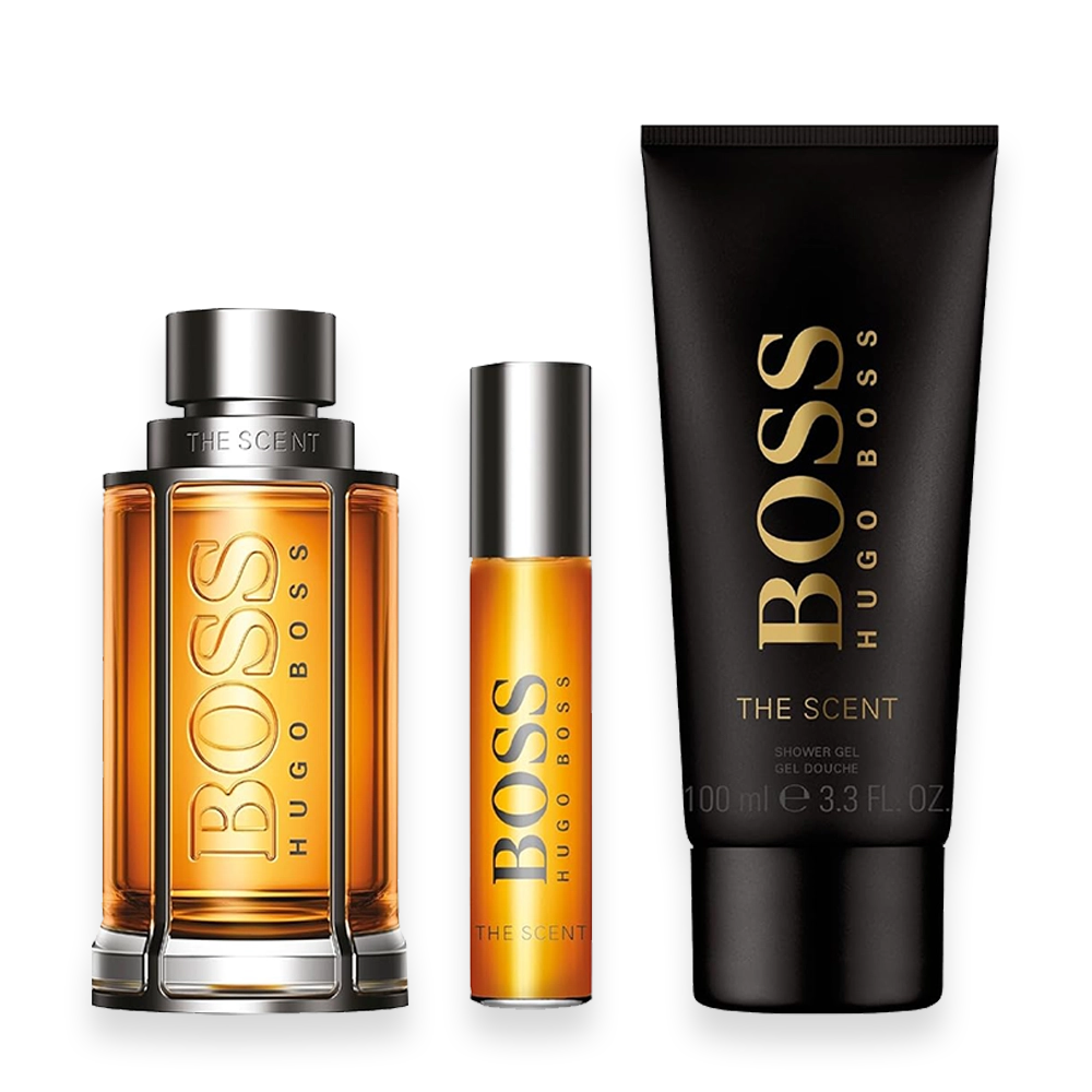 Boss The Scent by Hugo Boss 3.3 oz. Gift Set