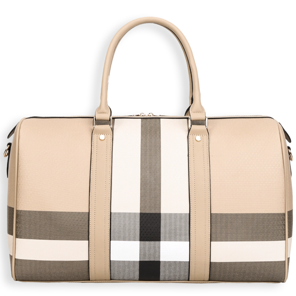 Plaid Duffle