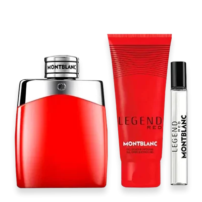 Legend Red by Mont Blanc 3.3 oz. Gift Set