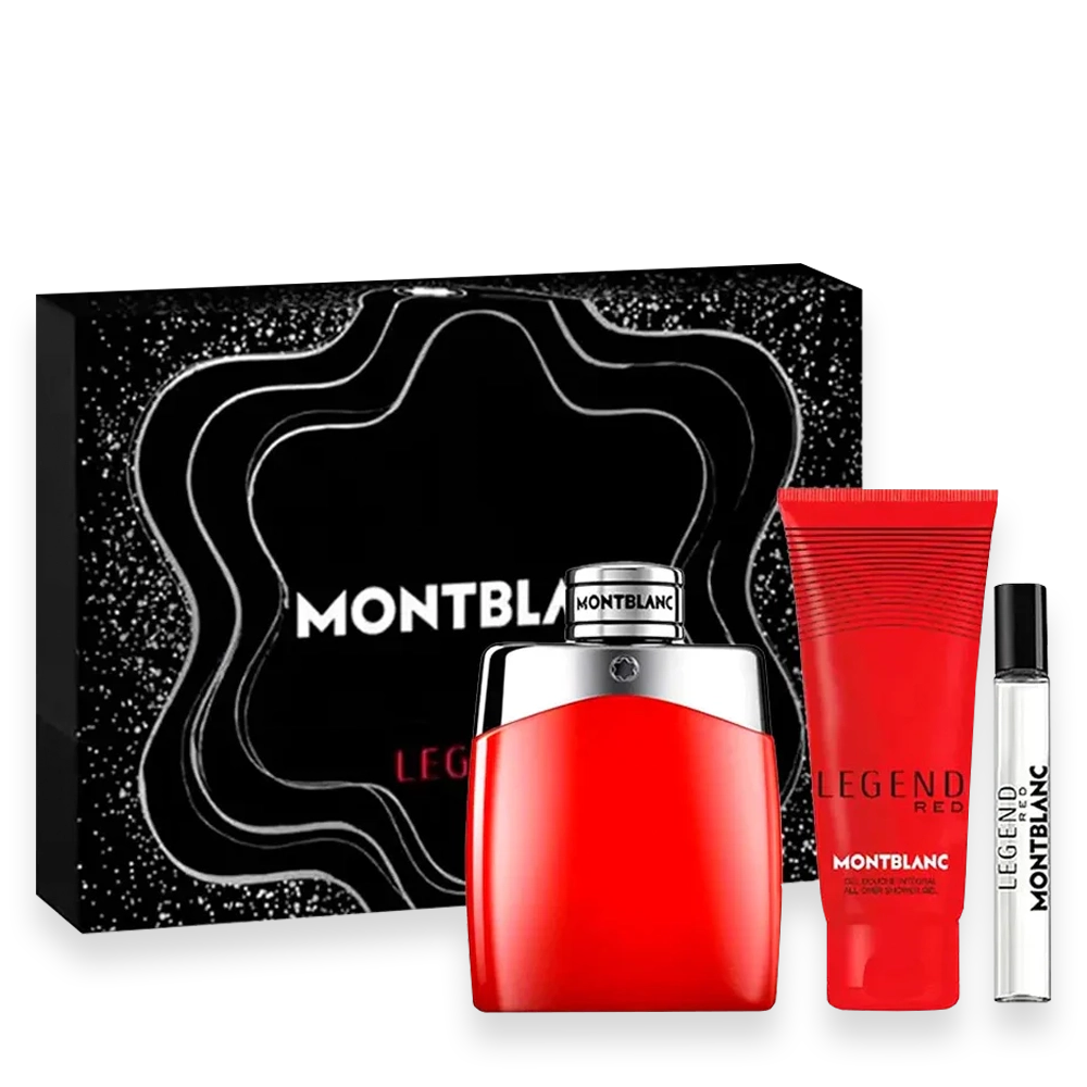 Legend Red by Mont Blanc 3.3 oz. Gift Set