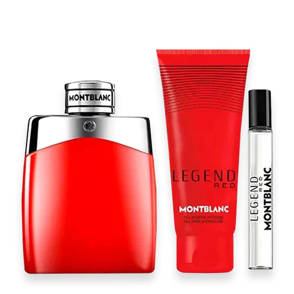 Legend Red by Mont Blanc 3.3 oz. Gift Set