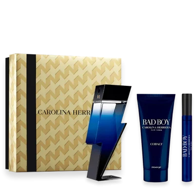 Bad Boy Cobalt by Carolina Herrera 3.4 oz. Gift Set