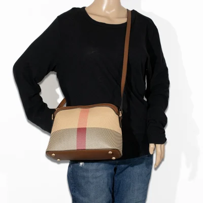 2pc Plaid Crossbody with Wallet
