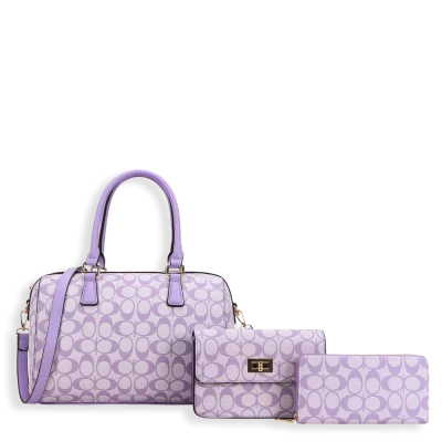 3pc Half Moon Doctor Bag with Wallet & Crossbody